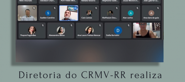 Diretoria do CRMV-RR realiza solenidade virtual para entrega de carteiras profissionais