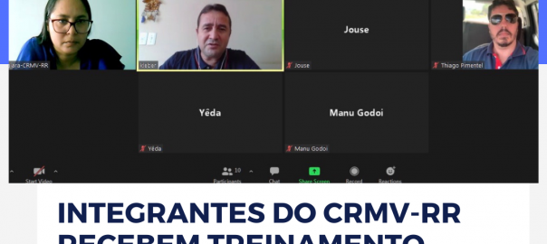 Integrantes do CRMV-RR recebem treinamento sobre Processo Ético-Profissional