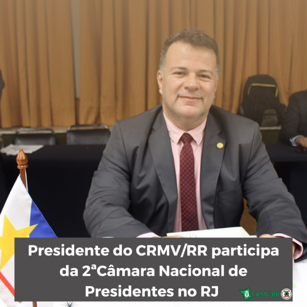 Presidente do CRMV/RR participa da 2ª Câmara Nacional de Presidentes no RJ