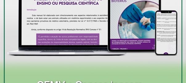 CFMV e Concea lançam Manual de Responsabilidade Técnica de Biotérios