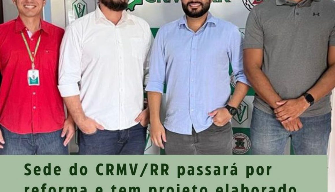 Sede do CRMV/RR passará por reforma e tem projeto elaborado por profissionais da construção civil do CFMV