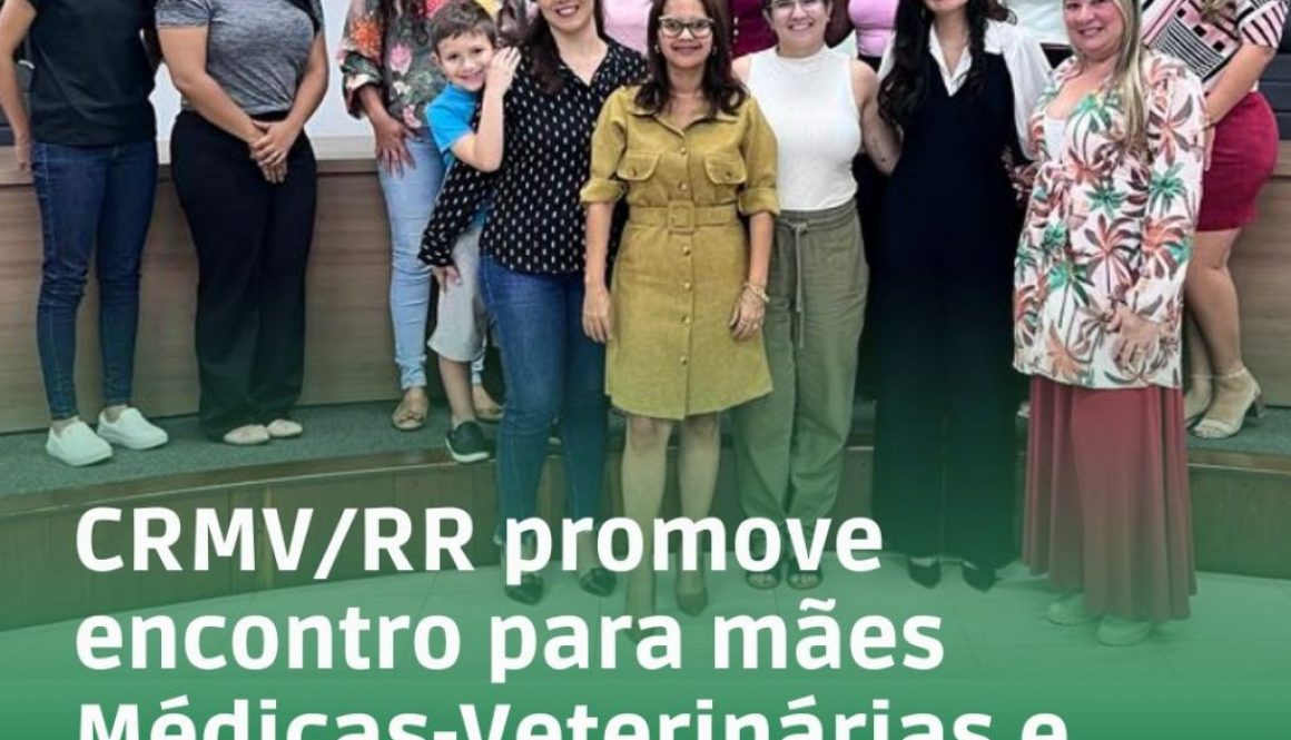 CRMV/RR promove encontro para mães Médicas-Veterinárias e Zootecnistas