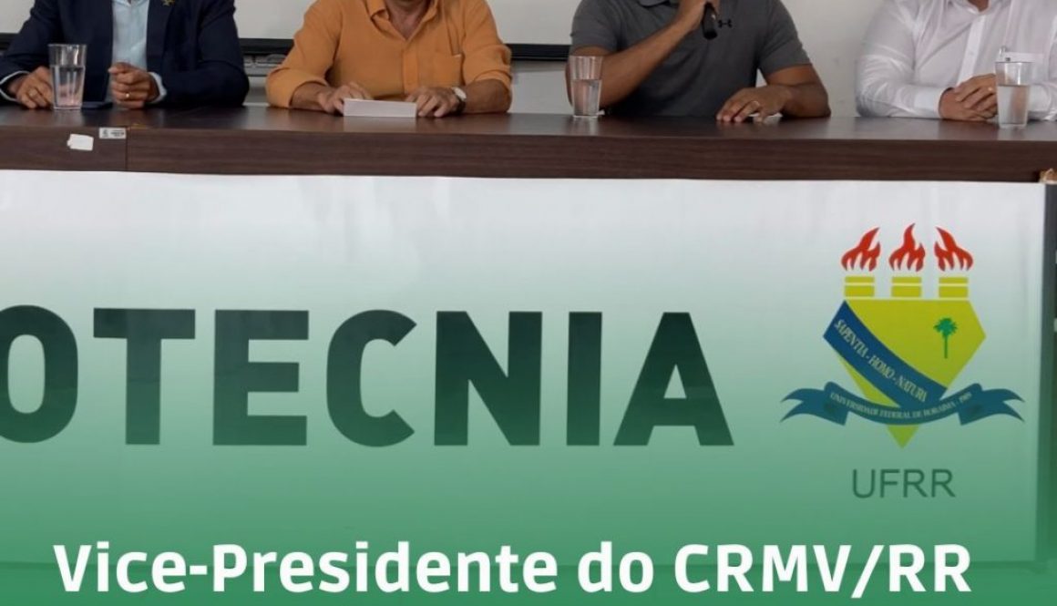 Vice-Presidente do CRMV/RR compõe à mesa na abertura da VIII Semana da Zootecnia