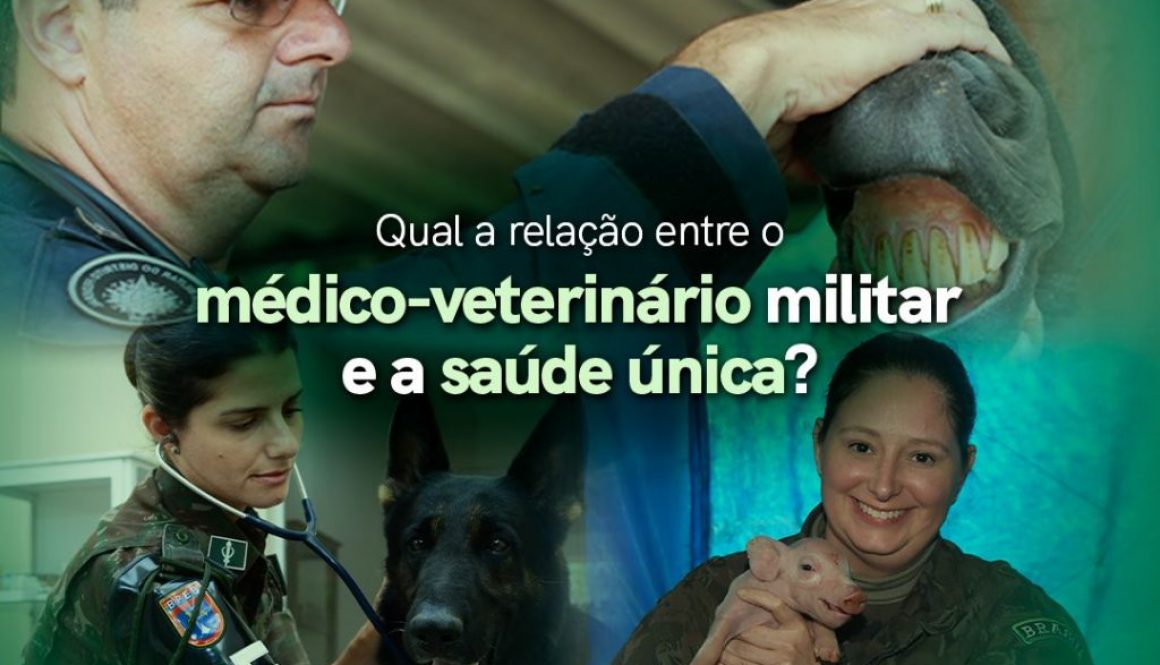 Qual a relação entre o Médico-Veterinário militar e a saúde única?