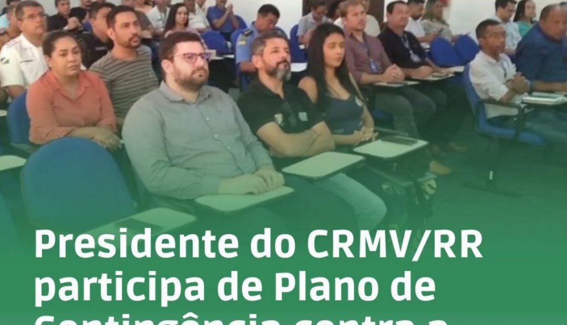 Presidente do CRMV/RR participa de Plano de Contingência contra a gripe aviária em Roraima