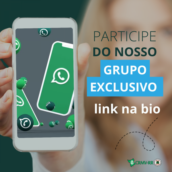 CRMV/RR lança grupo de WhatsApp exclusivo para seus inscritos