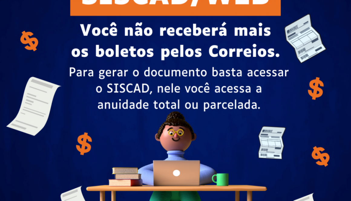 Você não receberá mais os boletos pelos Correios