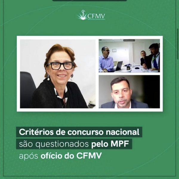 Critérios do concurso nacional são questionados pelo MPF após ofício do CFMV