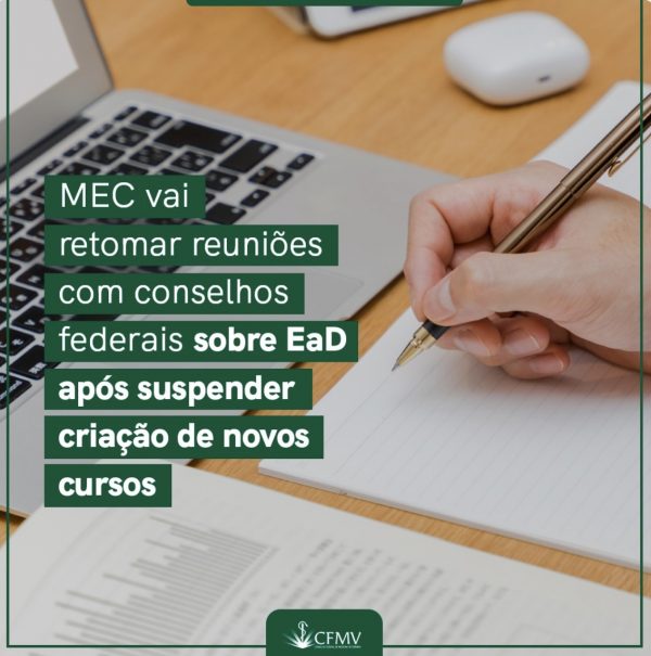 MEC vai retomar reuniões com conselhos federais sobre EaD após suspender criação de novos cursos