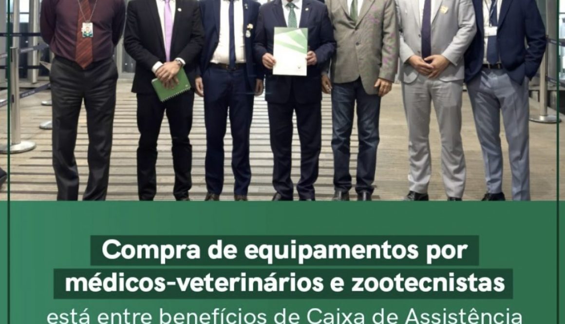 Compra de equipamentos por médicos-veterinários e zootecnistas está entre benefícios de Caixa de Assistência proposta pelo CFMV