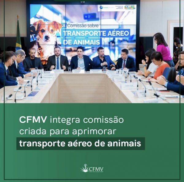 CFMV integra comissão criada para aprimorar transporte aéreo de animais