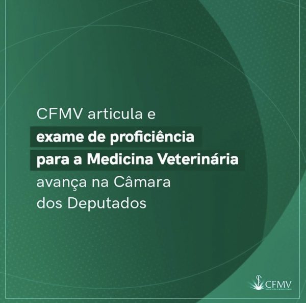 CFMV articula e exame de proficiência para a Medicina Veterinária avança na Câmara dos Deputados