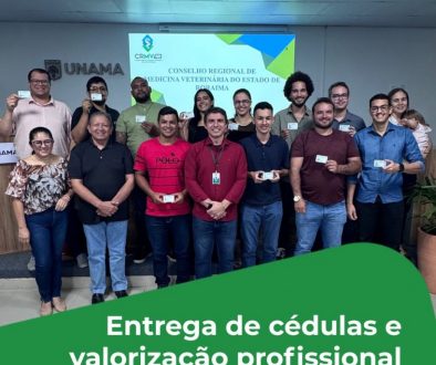 Entrega de Cédulas e valorização profissional marcam plenária do CRMV/RR