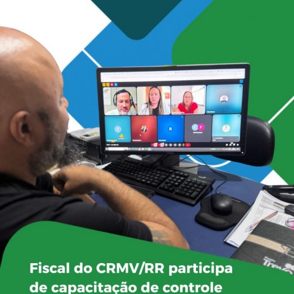 Fiscal do CRMVRR participa de capacitação de controle populacional