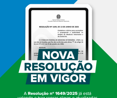 Está em vigor Resolução CFMV que estabelece novas regras para publicidade e propaganda na Medicina Veterinária e na Zootecnia