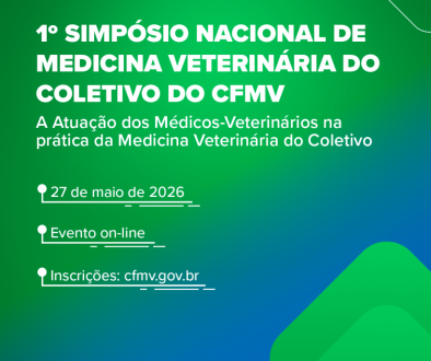 CFMV promove 1º Simpósio Nacional de Medicina Veterinária do Coletivo com foco em políticas públicas, manejo populacional e saúde mental